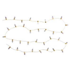 Rayher Deko Mini Lichterkette gold 1,0 m, 1 St.