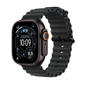 Apple Watch Ultra 3 Ocean Armband  maritimblau, schwarz
