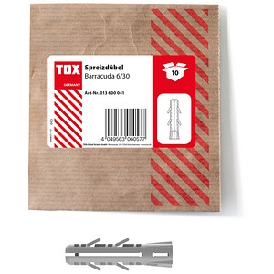 TOX BARRACUDA 013600041 Spreizdübel Ø 6 mm x 30 mm, 10 St.