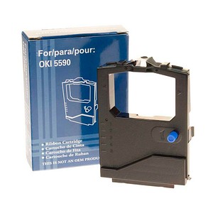 G&G RR-OK-5590-BK-S-1.6M schwarz Farbband kompatibel zu OKI 01126301, 1 St.