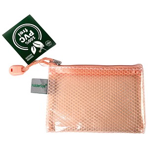 FolderSys Reißverschlussbeutel Candy-Bag DIN A7 orange/pastell orange 0,20 mm, 1 St.