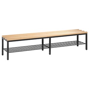 CP Garderobenbank mit Schuhrost Basic 8052-010 S10001 buche Holz 196,0 cm