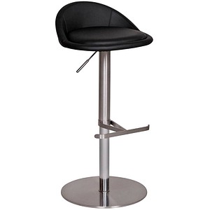 WOHNLING Barhocker WL1.281 schwarz Kunstleder, 1 St.