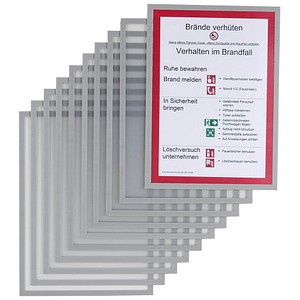 FRANKEN Magnetrahmen ECO grau A4, 10 St.