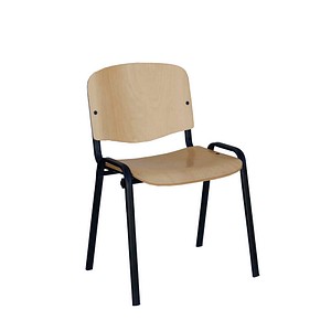 LÜLLMANN Stapelstuhl 225400 buche Holz, 1 St.