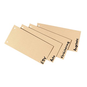 Printus Trennstreifen chamois, 250 g/qm Karton 24,0 x 10,5 cm, 200 St.