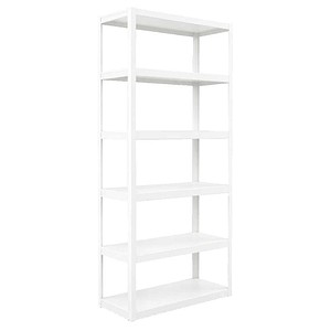 BISLEY Beistellregal ModuRAXX verkehrsweiß (RAL 9016) 93,3 x 40,0 x 209,2 cm, 1 St.