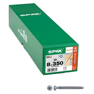 SPAX® Holzbauschrauben T40 Senkkopf WIROX 1201010803505 8 mm x 350 mm, 50 St.
