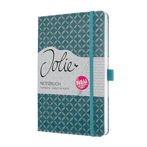SIGEL Notizbuch JOLIE DIN A5 liniert, mittelblau Hardcover 174 Seiten, 1 St.
