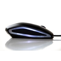 CHERRY GENTIX Corded Optical Printus | schwarz kabelgebunden Mouse Maus Illuminated