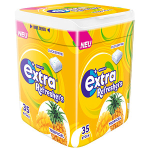 extra® Refreshers TROPICAL Kaugummis 35 Dragees, 1 St.