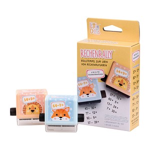 trodat Rollstempel Little Dots Rechenrally Set selbstfärbend ohne Logo, 1 St.