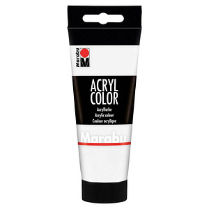 Marabu Acrylfarbe weiß 100 ml, 1 St.