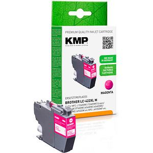 KMP  magenta Druckerpatrone kompatibel zu brother LC-422XLM