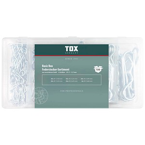 TOX Splinte-Sortiment BASIC 150-teilig