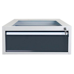 ADB Schubladenschrank anthrazit, lichtgrau 1 Schublade 53,1 x 70,0 x 20,0 cm, 1 St.