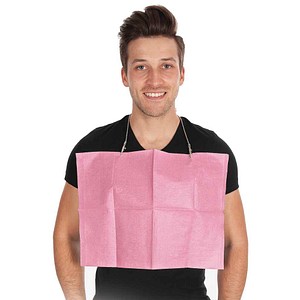 HYGOSTAR Patientenservietten rosa 2-lagig 46,0 x 33,0 cm, 125 St.