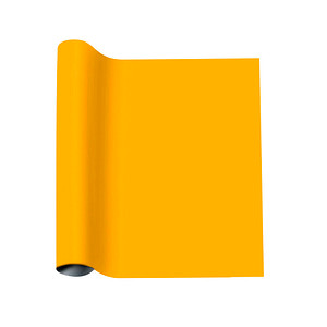 plottiX PremiumFlock Bügelfolie gelb Flock-Folie 32,0 x 50,0 cm,  1 Rolle