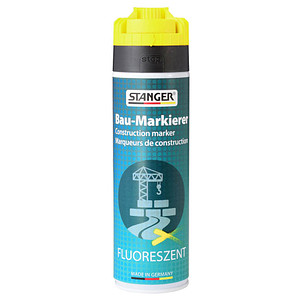 STANGER Bau-Markierer Markierungsspray neongelb 500,0 ml, 1 St.