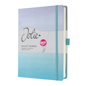 SIGEL Notizbuch JOLIE Bullet ca. DIN A5 punktkariert, blau/violett Hardcover 200 Seiten, 1 St.