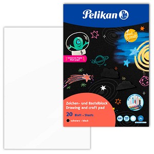 Pelikan Zeichenblock DIN A4 120 g/qm, 20 Blatt, 1 St.