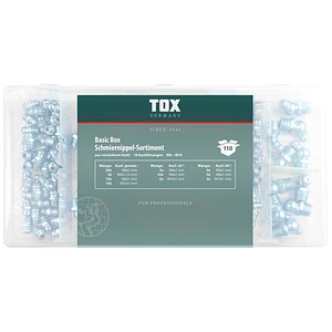 TOX Schmiernippel-Sortiment BASIC 110-teilig