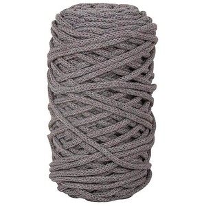 Rayher Garn Recycling Braidy steingrau matt grau 4,0 mm x 60,0 m