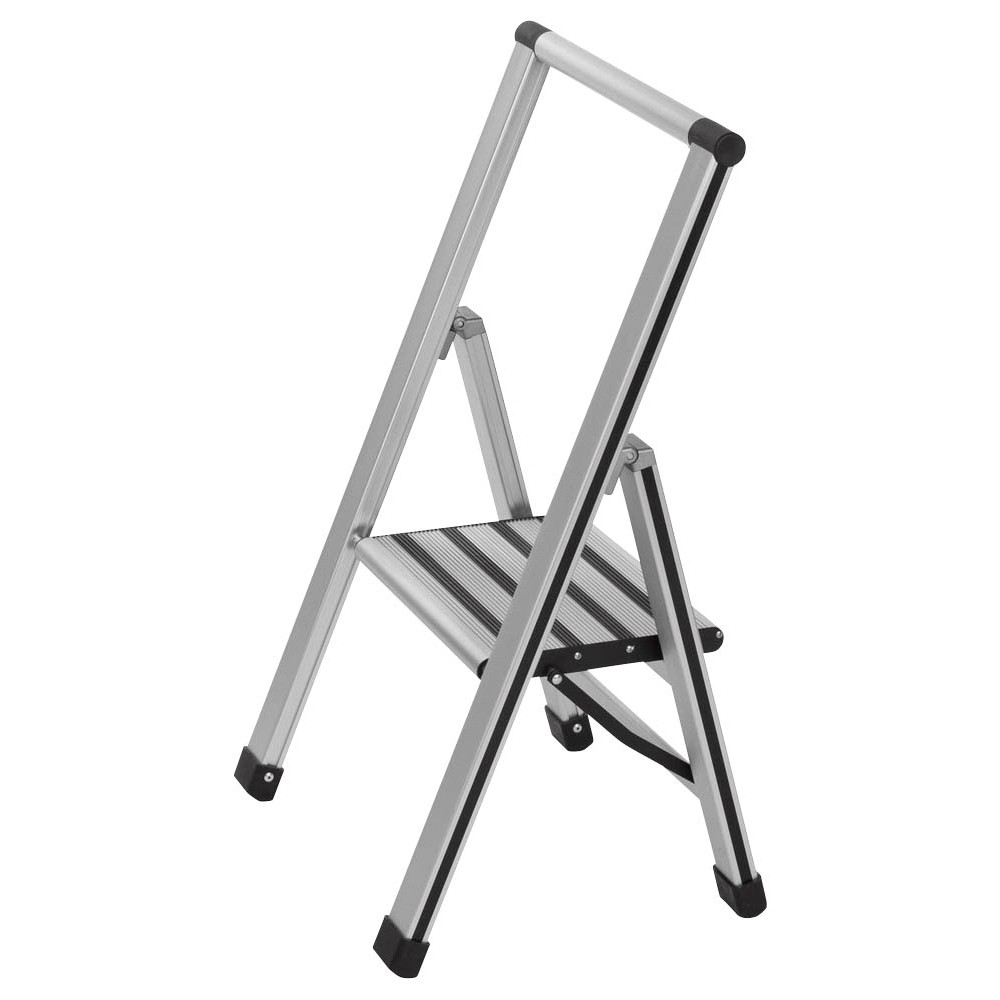 Propac Z-Sgap Klapptritt 2 Stufen – 48,6x17,2x63 Cm, Kunststoff, Bis 150 Kg Belastbar