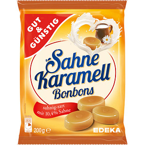 GUT&GÜNSTIG Karamell Bonbons 40 St./ 200,0 g, 1 St.