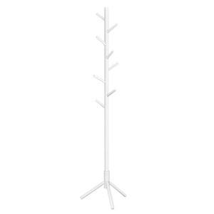 VASAGLE Kleiderständer RCR04WT weiß Holz 8 Haken 47,0 x 175,0 cm, 1 St.