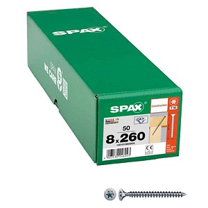 SPAX® Holzbauschrauben T40 Senkkopf WIROX 1201010802605 8 mm x 260 mm, 50 St.