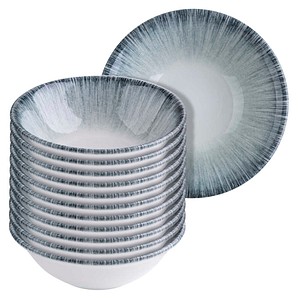 ID Fine Schalen Vortex Lona weiß/blau Ø 16,0 cm, 12 St.