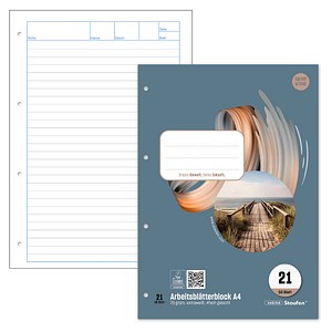 Staufen® Arbeitsblock Style DIN A4 liniert Lineatur 21, 1 St.