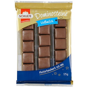SCHULTE FEINGEBÄCK Dominosteine Vollmilch Pralinen 175,0 g, 1 St.