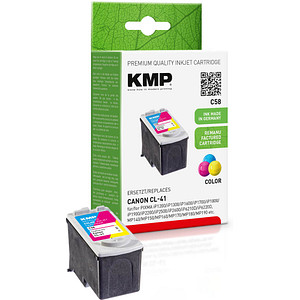 KMP C58 color Tintenpatrone ersetzt Canon CL-41 KMP C58 color Tintenpatrone ersetzt Canon CL-41