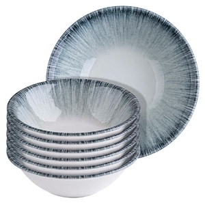 ID Fine Schalen Vortex Lona weiß/blau Ø 18,0 cm, 6 St.