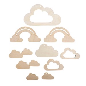 Rayher Mobile-Anhänger Wolke natur