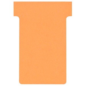 FRANKEN TK105 Größe 1 T-Steckkarten orange, 100 St.