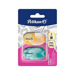 Pelikan Radiergummis farbsortiert, 2 St.