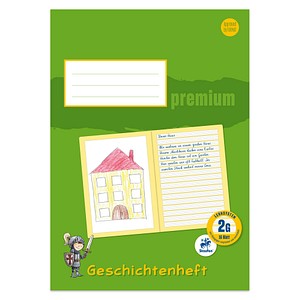 Staufen® Geschichtenheft Premium Lineatur 2G liniert DIN A4 ohne Rand, 16 Blatt, 1 St.