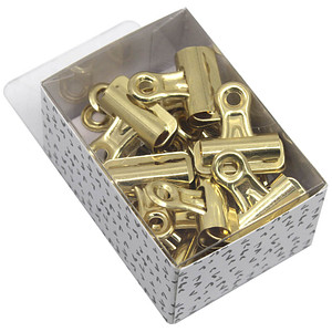 artoz Briefklemmer gold 2,5 cm, 12 St.
