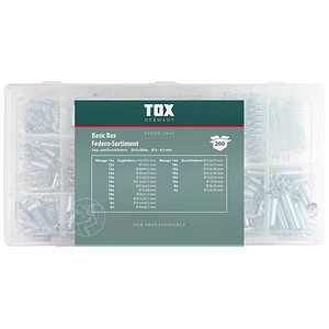 TOX Federn-Sortiment BASIC 200-teilig