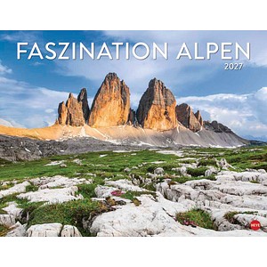 Heye Monats-Wandkalender Faszination Alpen 2027, 1 St.