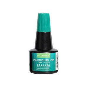Q-CONNECT Stempelfarbe grün 28,0 ml