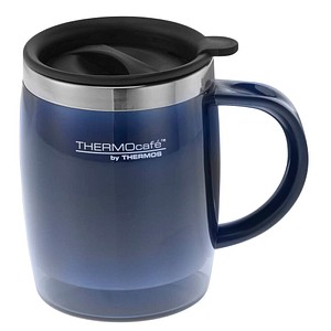 THERMOcafé by THERMOS Isolierbecher Desktop Mug blau 0,35 l