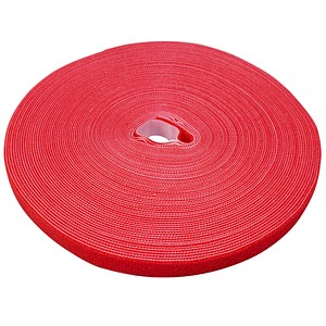 LABEL THE CABLE Klettband ROLL STRAP PRO rot