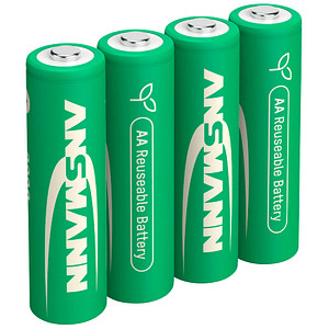 ANSMANN Akkus Typ 2800 Ni-MH Mignon AA 2.600 mAh, 4 St.