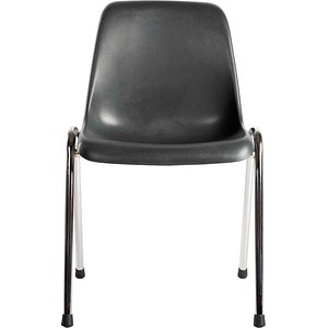 LÜLLMANN Stapelstuhl Premium 230110 dunkelgrau Kunststoff, 1 St.