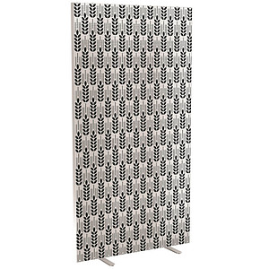 PAPERFLOW Trennwand easyScreen Black & White, 60517 bunt 94,0 x 173,4 cm, 1 St.