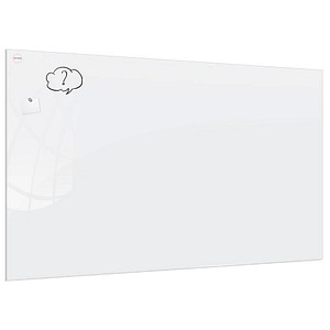 ALLboards Glas-Magnettafel Premium 200,0 x 100,0 cm perlweiß